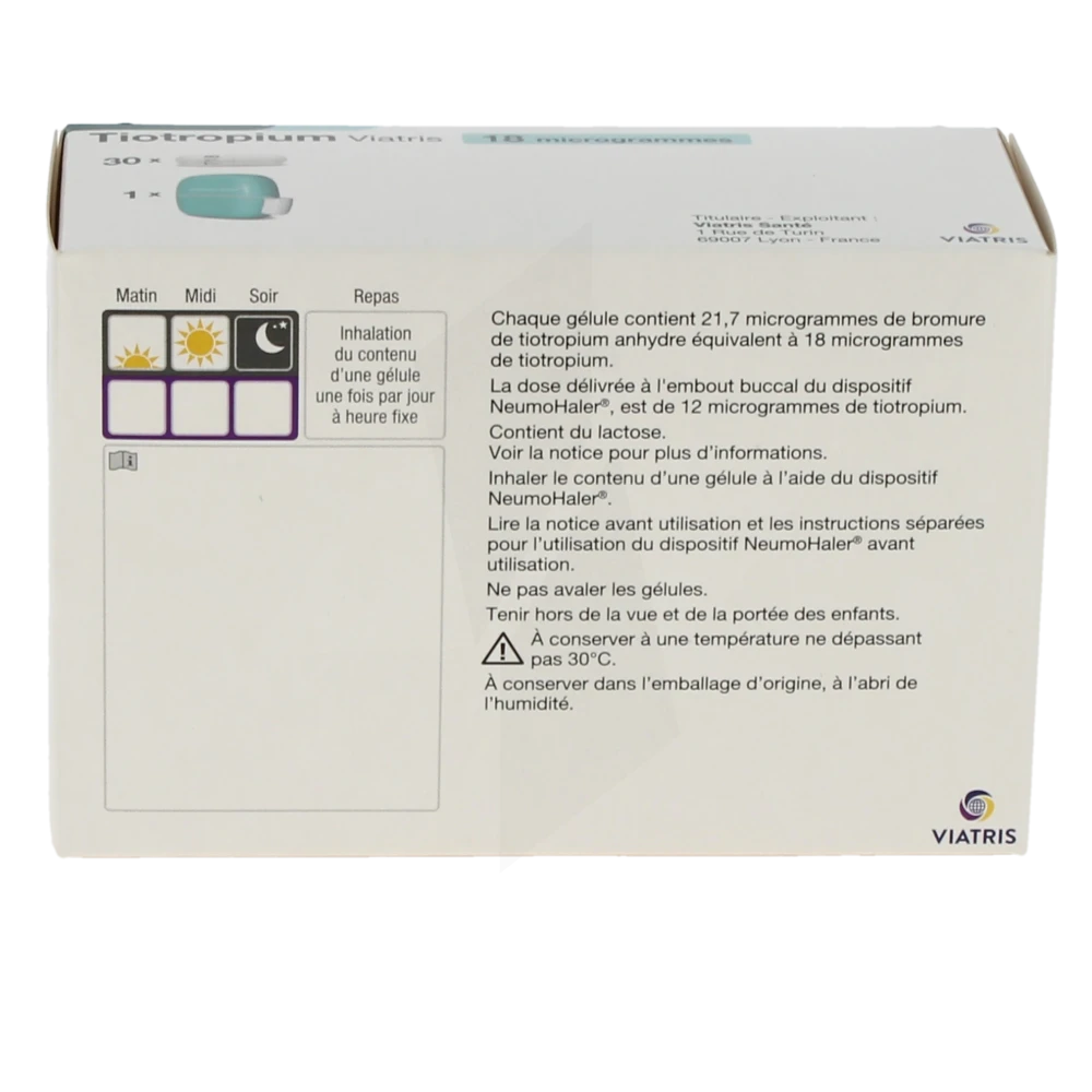 découvrez les effets du tiotropium, un médicament pour le traitement de l'asthme et de la maladie pulmonaire obstructive chronique (mpoc), ainsi que ses contre-indications. informez-vous sur les précautions à prendre et les risques potentiels associés à son utilisation.