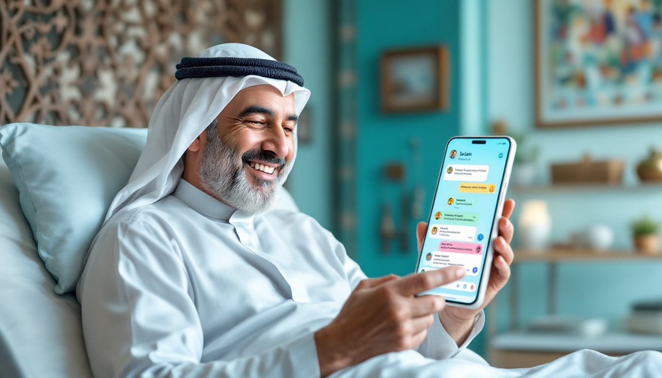 discover our innovative application that creates an essential link between hospitalized patients and their families in Saudi Arabia. stay connected, share news and support your loved ones remotely through our intuitive platform.